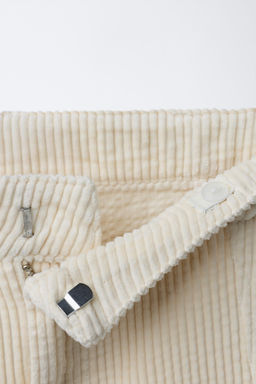 BARREL CORDUROY TROUSERS - Zara фото 3
