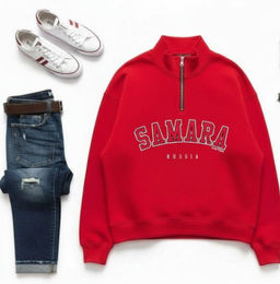 Свитшот толстовка SAMARA футер 3хнитка петля, пенье