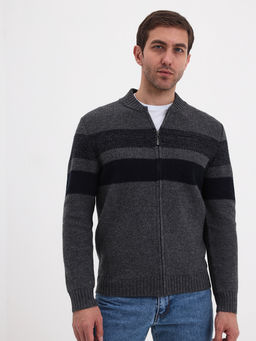 Жакет мужской GREG G139-полосы D2 (серый)  фото 2