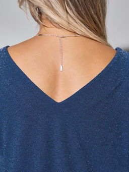 Платье 0385-1 темно-синий