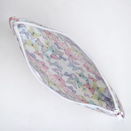 Цена за 2 шт. Косметичка-пенал PVC на молнии «Бабочки»