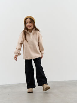 Джинсы палаццо Уголь утепленные - Bungly фото 8