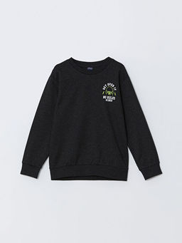 Bisiklet Yaka Erkek ?ocuk Sweatshirt