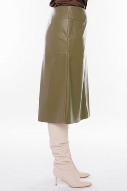 NOBBY, Юбка Ю303-500/7 (фисташка) (эко-кожа)  фото 3