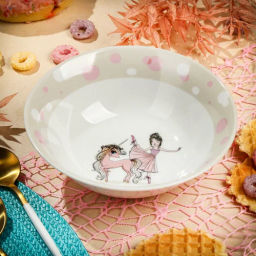 Салатник керамика, Балерина, 350 мл, 15 см, детский, Daniks (457972)