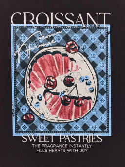 Футболка из хлопка с принтом / Zarina