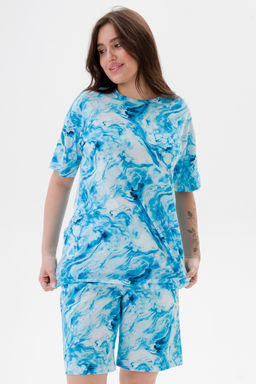 Костюм из кулирки унисекс дым бирюза - Амадэль фото 16