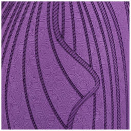 Коврик для йоги Sangh Flowers, 183х61х0,6 см, цвет фиолетовый  фото 8