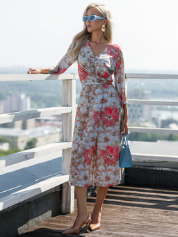 Платье с принтом
