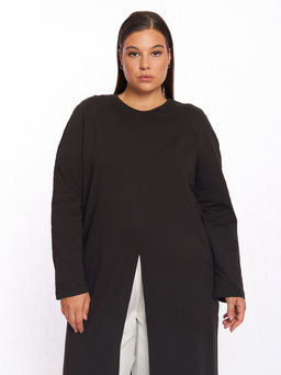 Платье с разрезом спереди PP57102BLK01 - Артесса фото 3