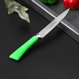 Нож кухонный Рич, лезвие 12,5 см, цвет зелёный - Simaland фото 2