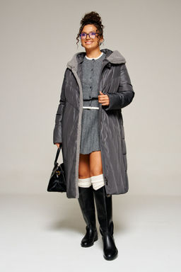 Пальто Beautiful Free 8017 графит