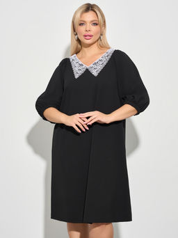 Платье 0218-2 чёрный кварц - Dora фото 12