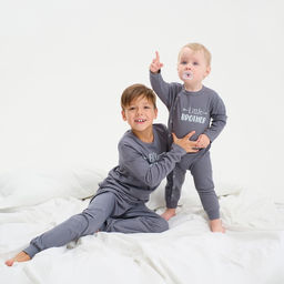 Комбинезон Крошка Я Brother, рост 68-74 см, цвет тёмно-серый фото 2