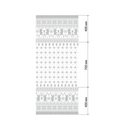 Скатерть Рождественские Елочки 110х146 см, 100% хлопок, 164 г/м2 - Доляна фото 12