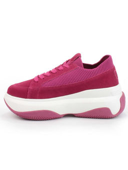 05-A9000-6 PINK Кроссовки женские (натуральная замша)