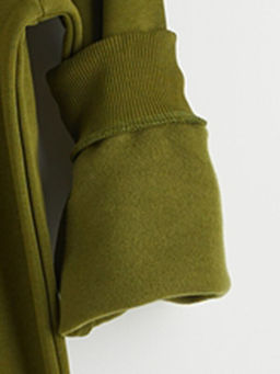 Bisiklet Yaka Erkek Kal?n Sweatshirt