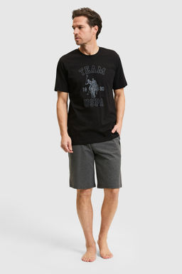 Erkek Siyah Pijama Tak_m_ - U.s. polo assn фото 3