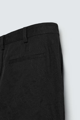 FLORAL EMBROIDERY TROUSERS - Zara фото 20
