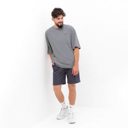 Футболка мужская MIST Break, серый, размер 48