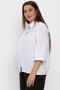 Рубашка Кира (белая) Б14222-4М - Lt collection фото 8