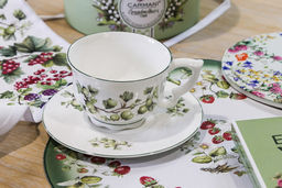 Чашка с блюдцем Крыжовник, 0,34 л - Anna lafarg фото 6