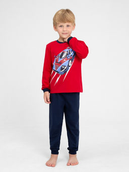CRB wear/CWKB 50140-26 Комплект для мальчика (джемпер, брюки),красный/Ex.Cherubino
