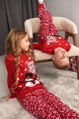 Детская новогодняя пижама Happyfox