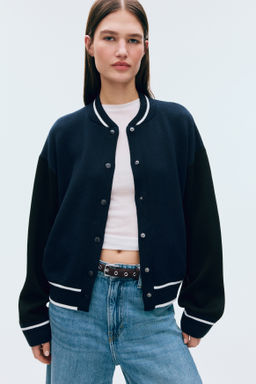Chaqueta de b?isbol en punto - H&m фото 2
