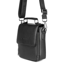 1021-1A black, мужская сумка "Мессенджер" из экокожи Barcelo Biagi