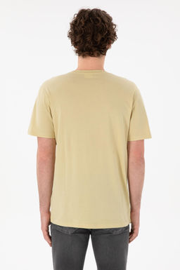 Erkek Regular Fit Bisiklet Yaka A__k Haki Basic Ti__rt Sepette S_rpriz _ndirim - U.s. polo assn фото 6