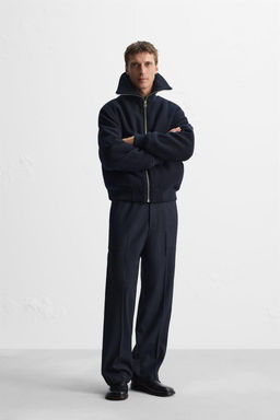 STRAIGHT-LEG TROUSERS