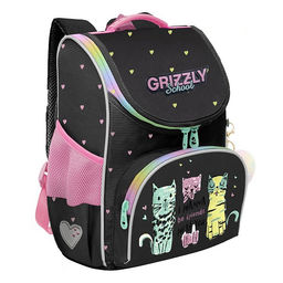 RAm-584-2 Рюкзак школьный с мешком - Grizzly фото 8