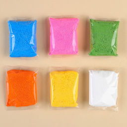 Набор лёгкого прыгающего пластилина, 6 цветов, Маша и Медведь  фото 2