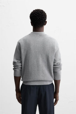PURL KNIT POLO SHIRT - Zara фото 19