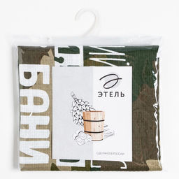 Полотенце Правила настоящего банщика 60х146 см, 100% хлопок 160 гр/м2 - Этель фото 6