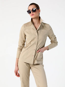 25219 Жакет бежевый