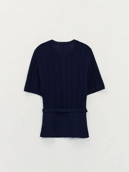 Приталенный кардиган с поясом / Zarina  фото 8