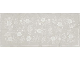 Полотенце 24С94-ШР/у. 50*120 "Белые цветы" цв. 1 рис. 179