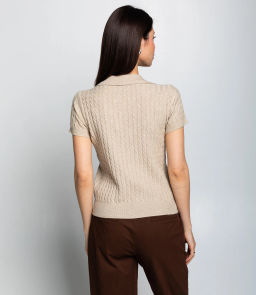 Футболка #КТ933 (3), бежевый