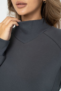 Джемпер женский 432L17 графит - Solo mio фото 6