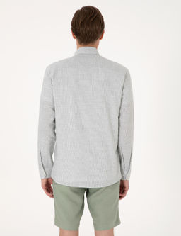 Ye_il Slim Fit Uzun Kollu G_mlek - Pierre cardin фото 5