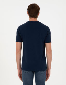 Lacivert Regular Fit Ti__rt