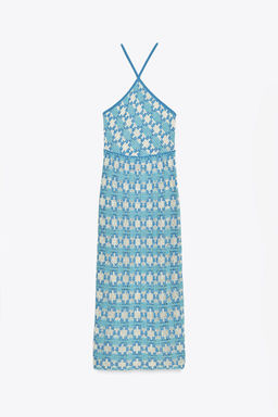 KNIT HALTER DRESS - Zara фото 4