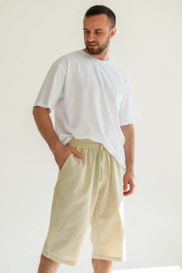 Бриджи  шорты Льняные - Оптима фото 5