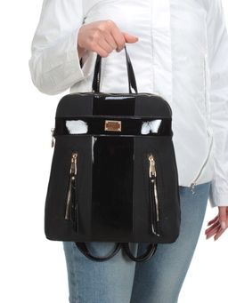 L22473 BLACK Сумка-рюкзак (искусственная кожа) - Фабричный китай фото 6