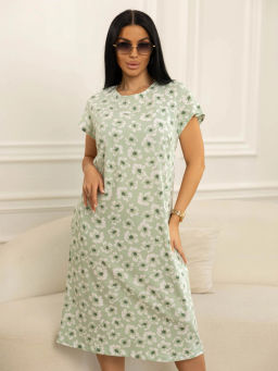 Платье женское, цвет зеленый