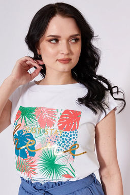 Футболка М323033Па Белый - Елена фото 7