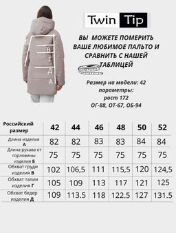 Полупальто деми / 53925 - Twin tip фото 38