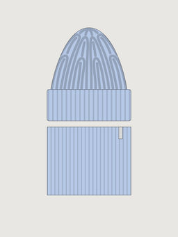 Комплект шапка и снуд 12з52226 лед